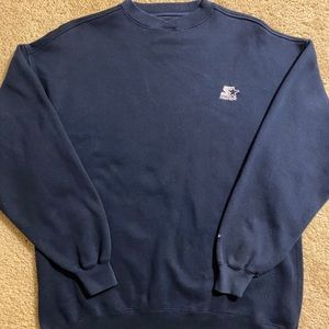 Vintage Starter Crewneck Sweatshirt (XL) Navy Blue